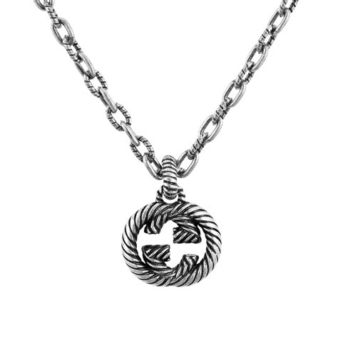 clover bracelet gucci|interlocking g necklace in silver.